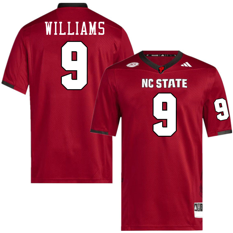 NC State Wolfpack #9 Mario Williams College Football Jerseys,Uniforms-Red